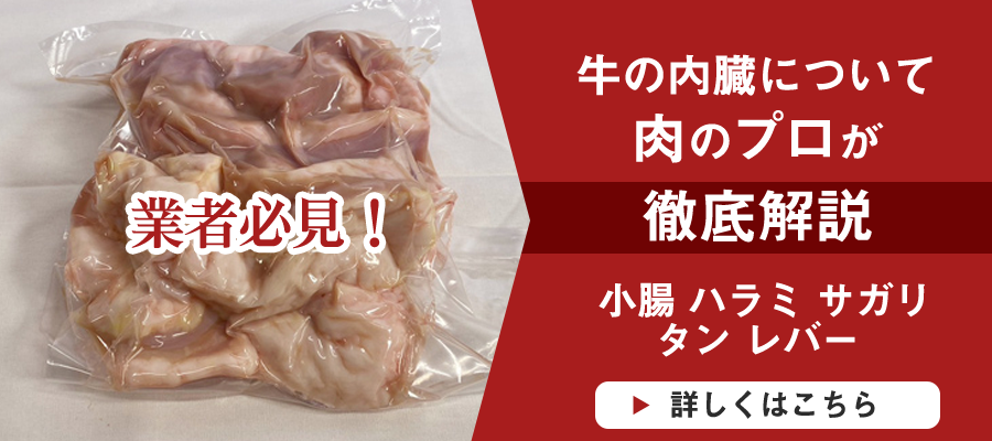 牛の内臓について肉のプロが徹底解説 小腸 ハラミ サガリ タン レバー